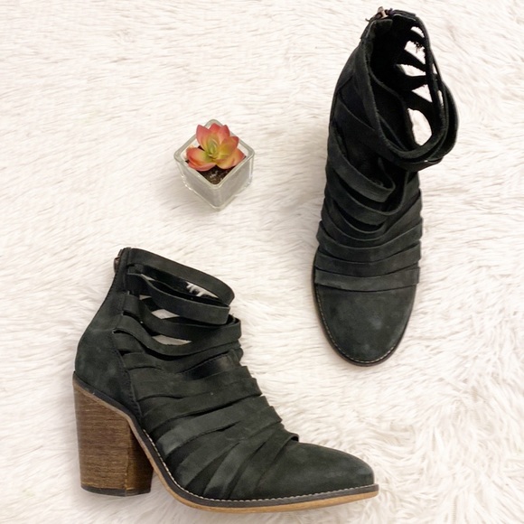 Free People | Anthropologie Hybrid Strappy Heel Ankle Bootie women size 8 - Picture 6 of 10
